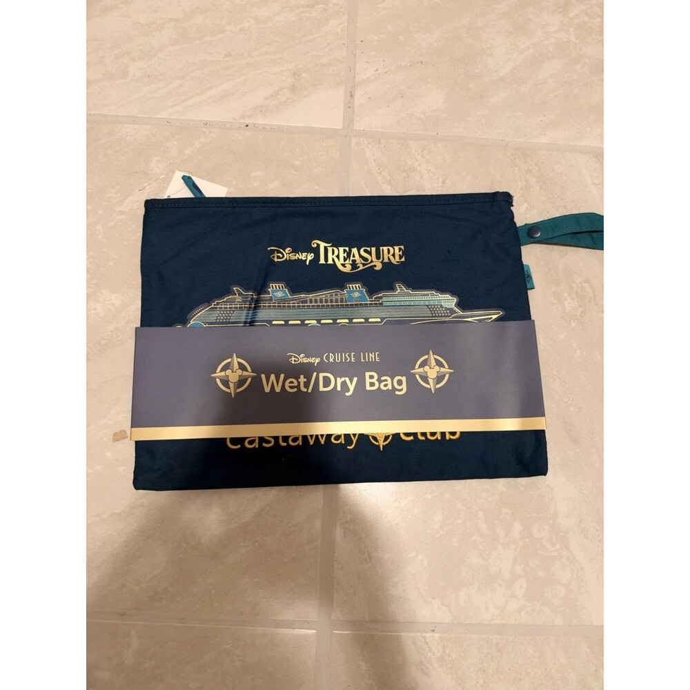 New Disney Cruise Line  DCL Castaway Club Disney Treasure Wet Dry Bag